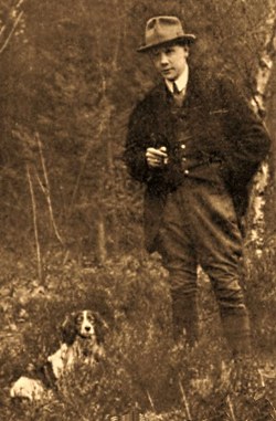 De nog jonge schrijver A.B.Wigman (foto: archief JGS)