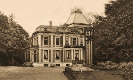 Huis Groot Spriel bij Putten ten tijde dat de landheer Johan Willem van Doorninck er woonde Foto: ©Archief Familie Jansen 