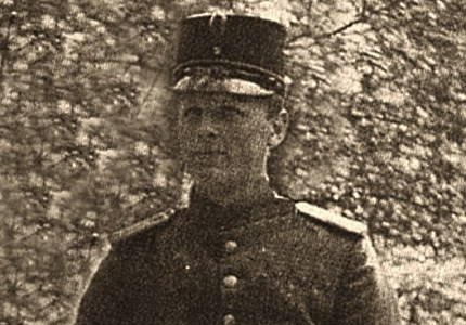 Jac. Gazenbeek als soldaat in 1914 (Foto: Archief JGS)