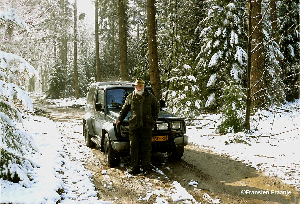 Louis met zijn jeep – Foto: ©Fransien Fraanje