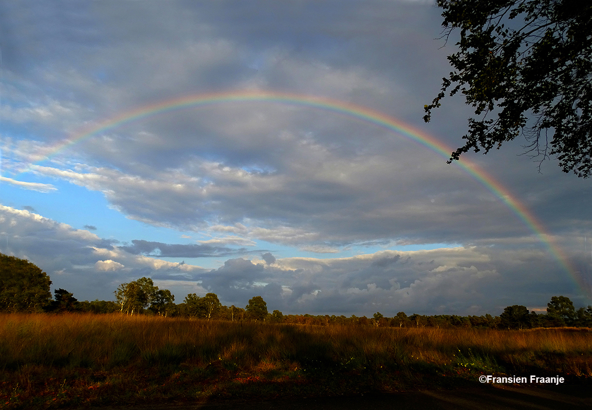 Regenboog als een verbondsteken - Foto: ©Fransien Fraanje