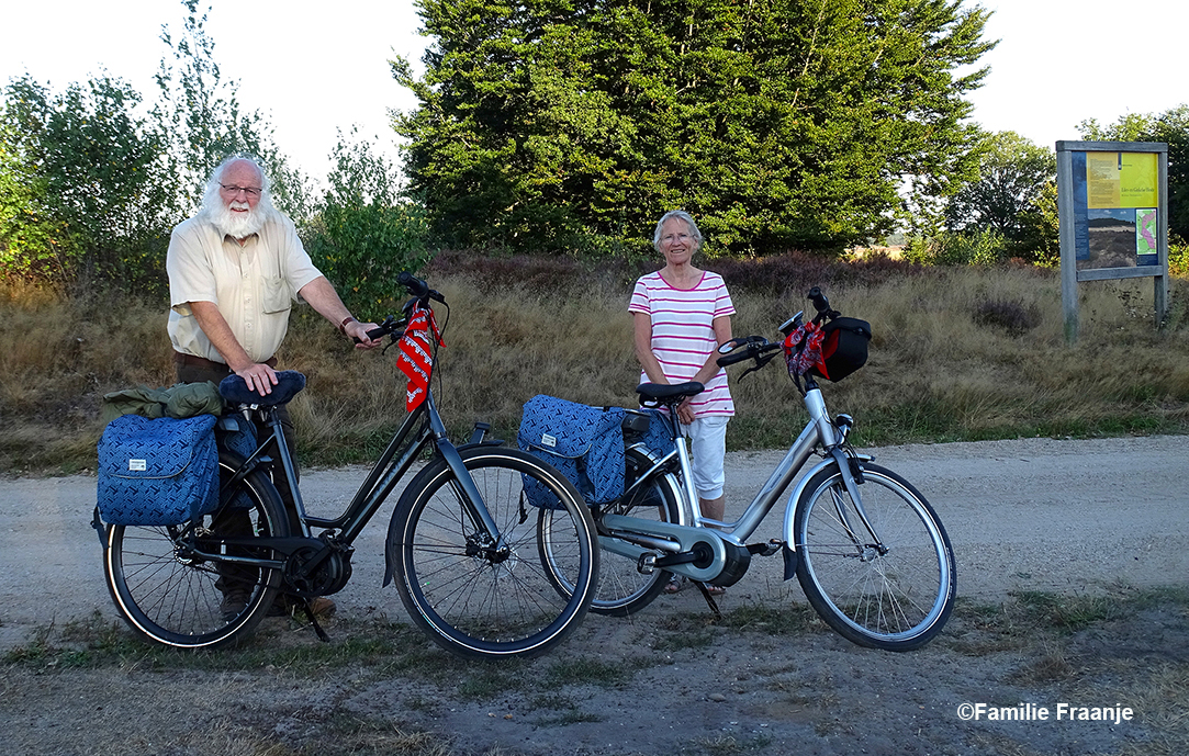 De Heitrappers met hun Harley Trapson bij de Edese Heide - Foto: ©Familie Fraanje