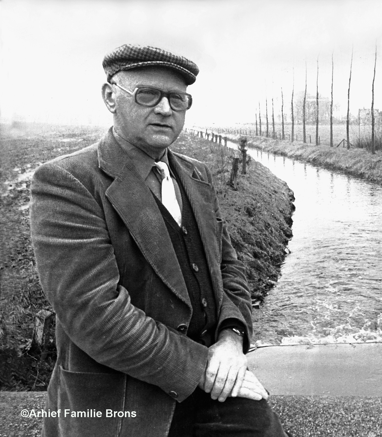 Reijer Brons(1909-1994) een boer in hart en nieren - Foto: ©Archief Familie Brons