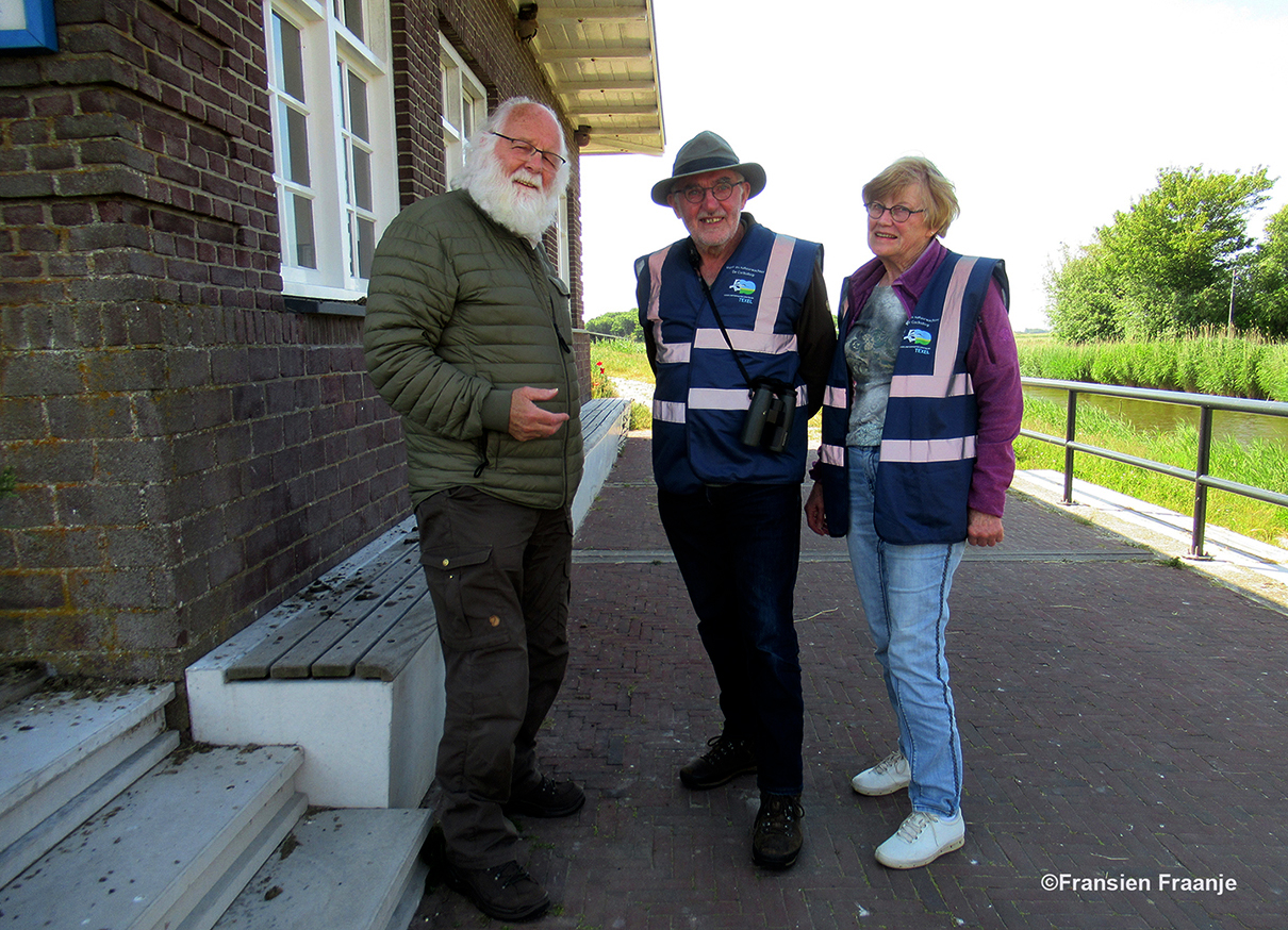Louis met Vogelwachters Arend en Gea Spijker - Foto: ©Fransien Fraanje