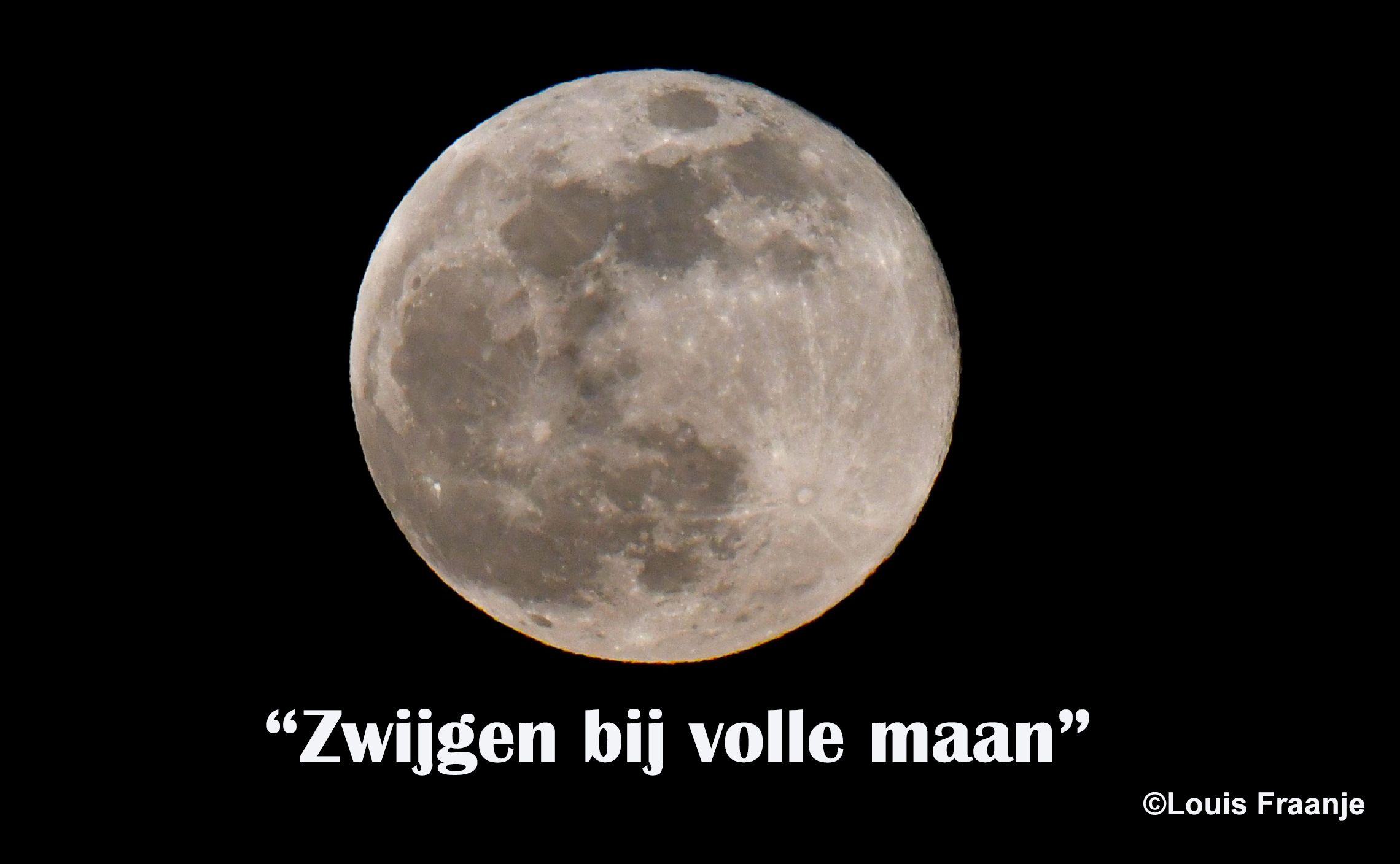 “Zwijgen bij volle maan” in het Kootwijkerzand – Foto: ©Louis Fraanje